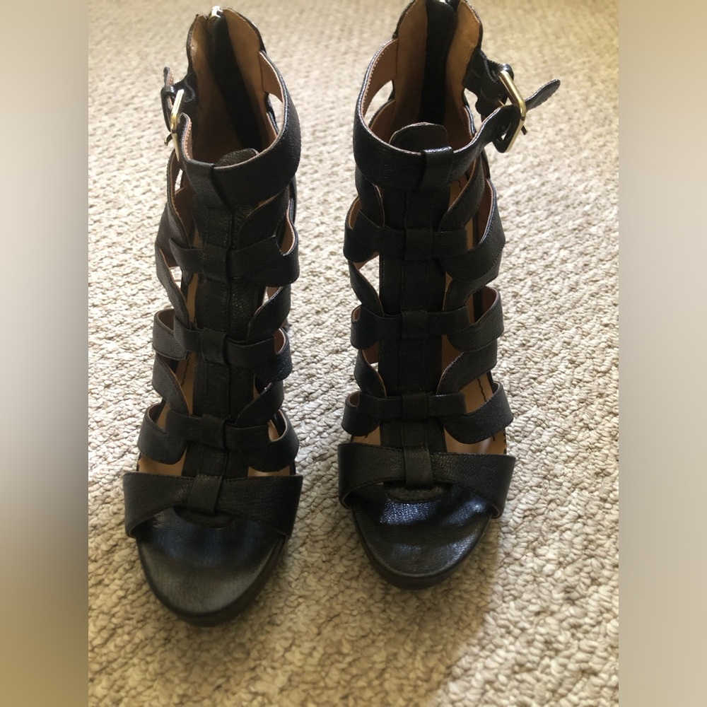 Nine West Gladiator Platforms size 8